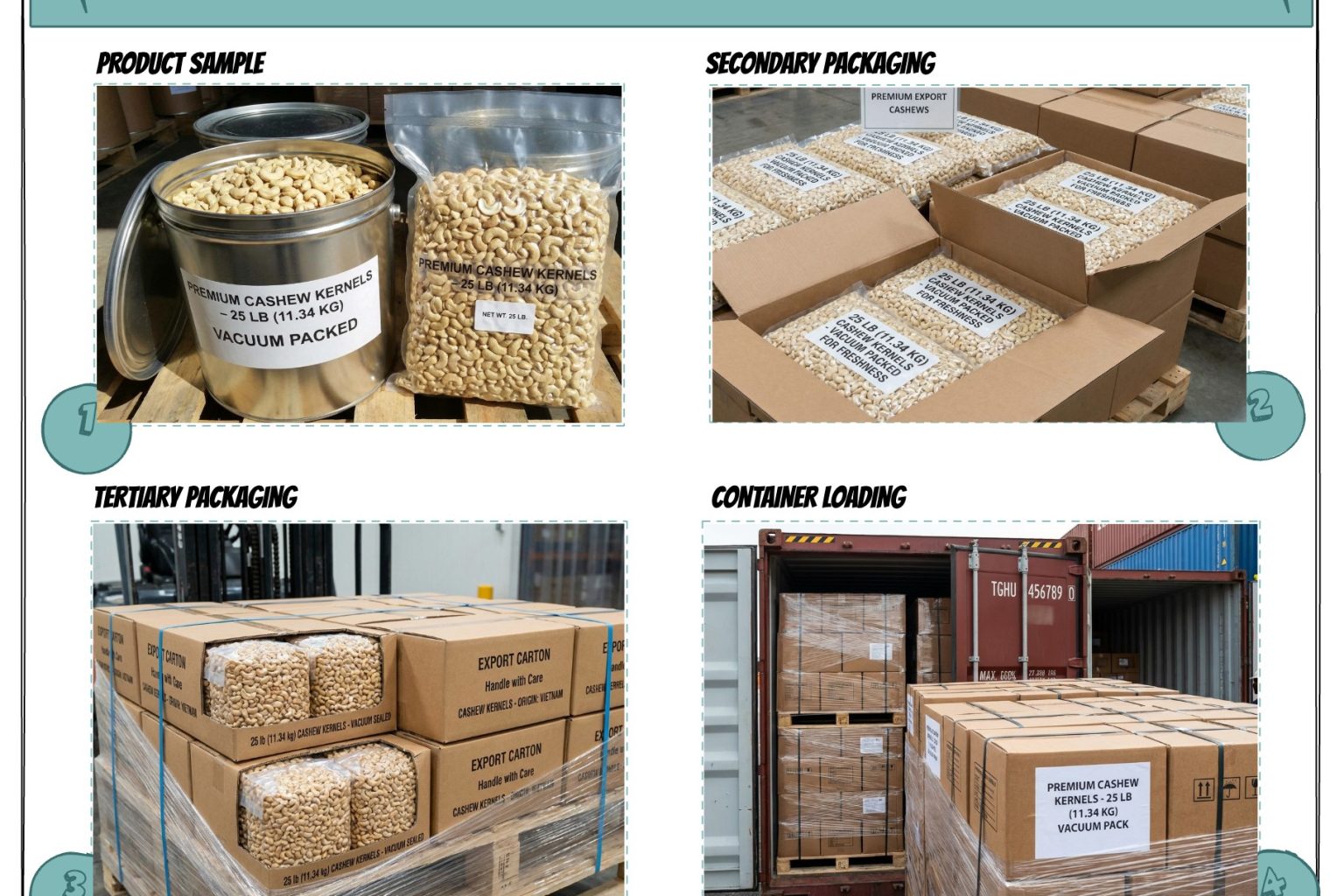 Cashew Kernels- Picture